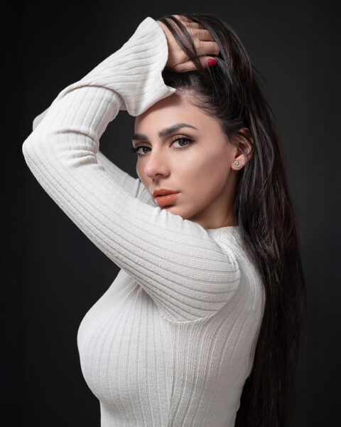 sesión de fotos para modelos en estudio polaroid
