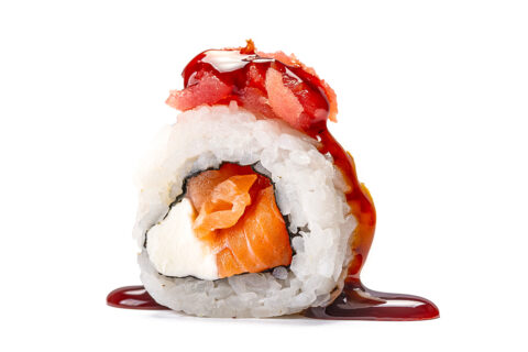 Fotografo gastronómico comida nikei rolls Providencia