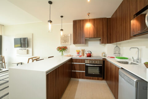 Fotografo inmobiliario Ñuñoa Santiago cocina