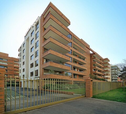Producción audiovisual inmobiliaria fachada edificios Vitacura